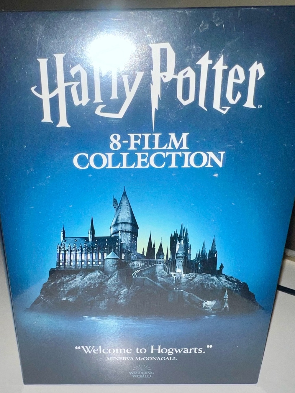 Warner Bros. Harry Potter Hogwarts Castle Wall Art - Blue and White DVD Set